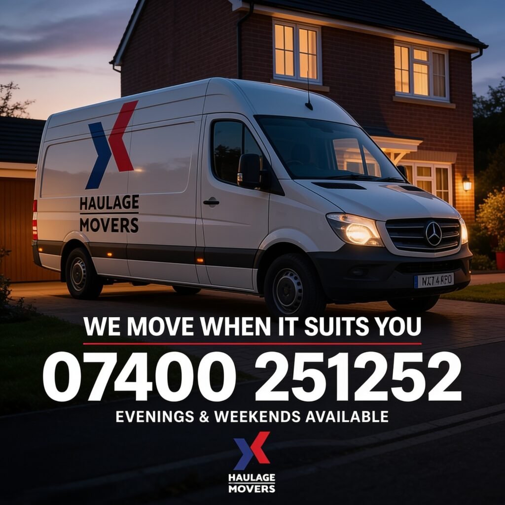 man with a van Walsall — affordable student moves