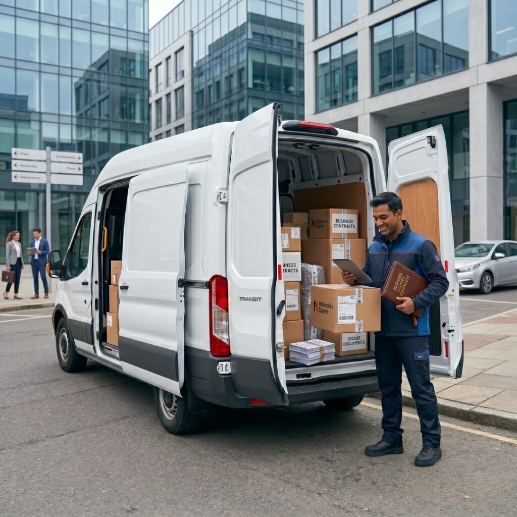 removal company West Midlands — fully loaded van